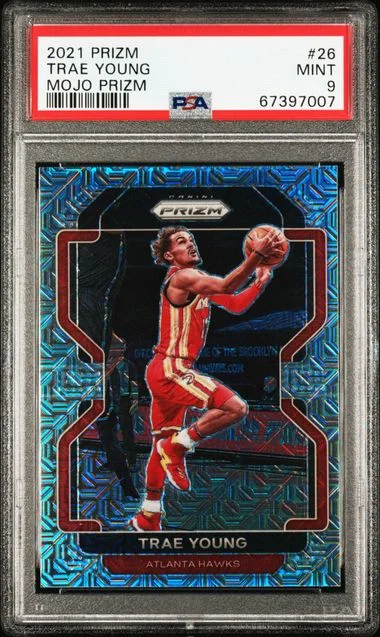 2021-22 Panini Prizm Trae Young Mojo Prizm #26 card image