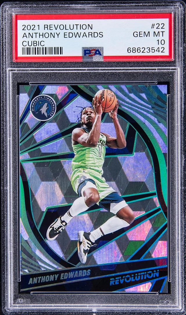 2021-22 Panini Revolution Anthony Edwards Cubic #22 card image