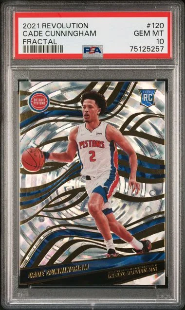 2021-22 Panini Revolution Cade Cunningham Cosmic #120 card image