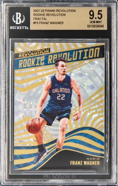 2021-22 Panini Revolution Franz Wagner Fractal Revolution #15 card image
