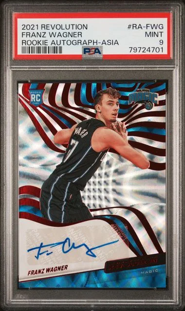 2021-22 Panini Revolution Franz Wagner Autographs Asia #RA-FWG card image