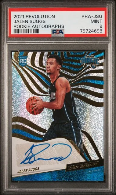 2021-22 Panini Revolution Jalen Suggs Autograph #RA-JSG card image