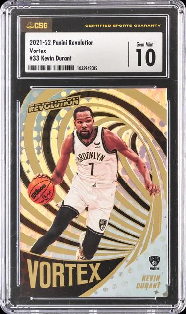 2021-22 Panini Revolution Kevin Durant Vortex #33 card image