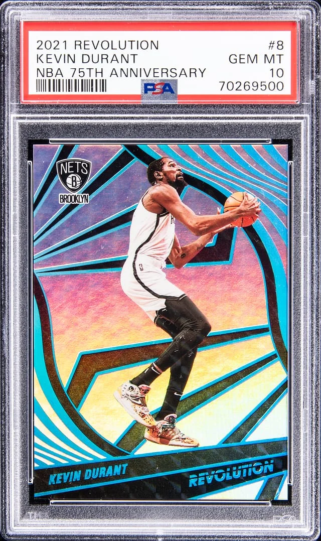 2021-22 Panini Revolution Kevin Durant Cubic #8 card image