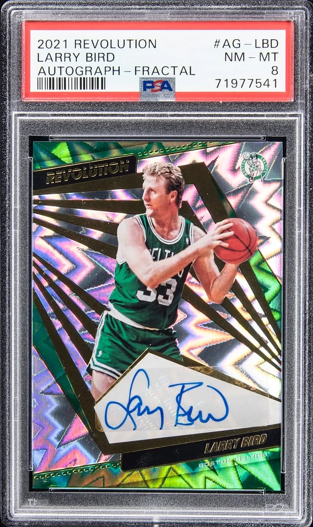 2021-22 Panini Revolution Larry Bird #AG-LBD card image