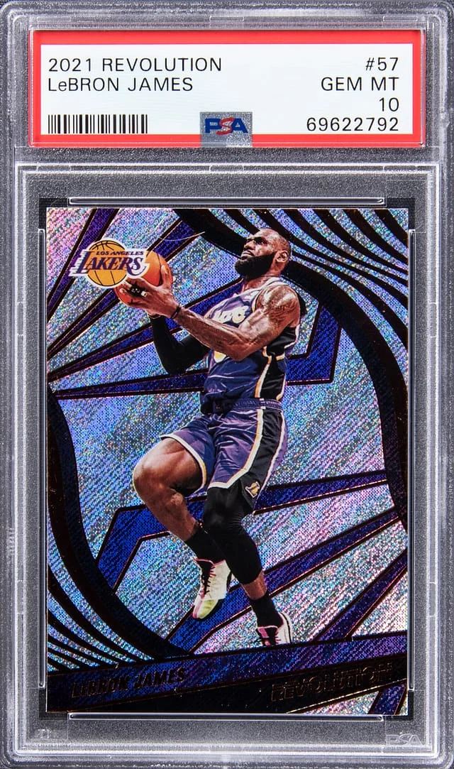 2021-22 Panini Revolution LeBron James #57 card image