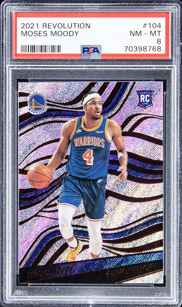 2021-22 Panini Revolution Moses Moody #104 card image