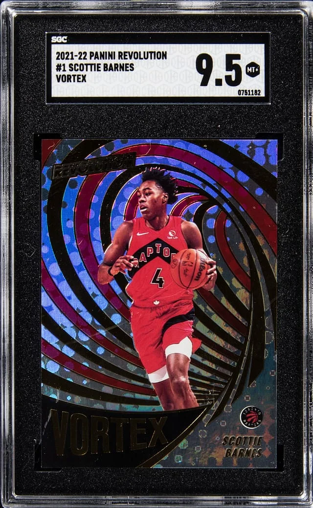 2021-22 Panini Revolution Scottie Barnes Vortex #1 card image