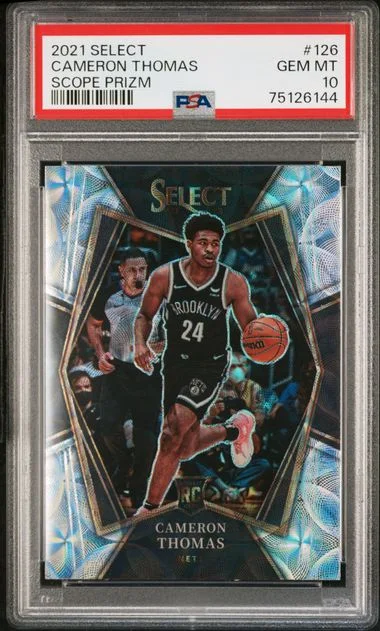 2021-22 Panini Select Cameron Thomas Scope Prizm #126 card image