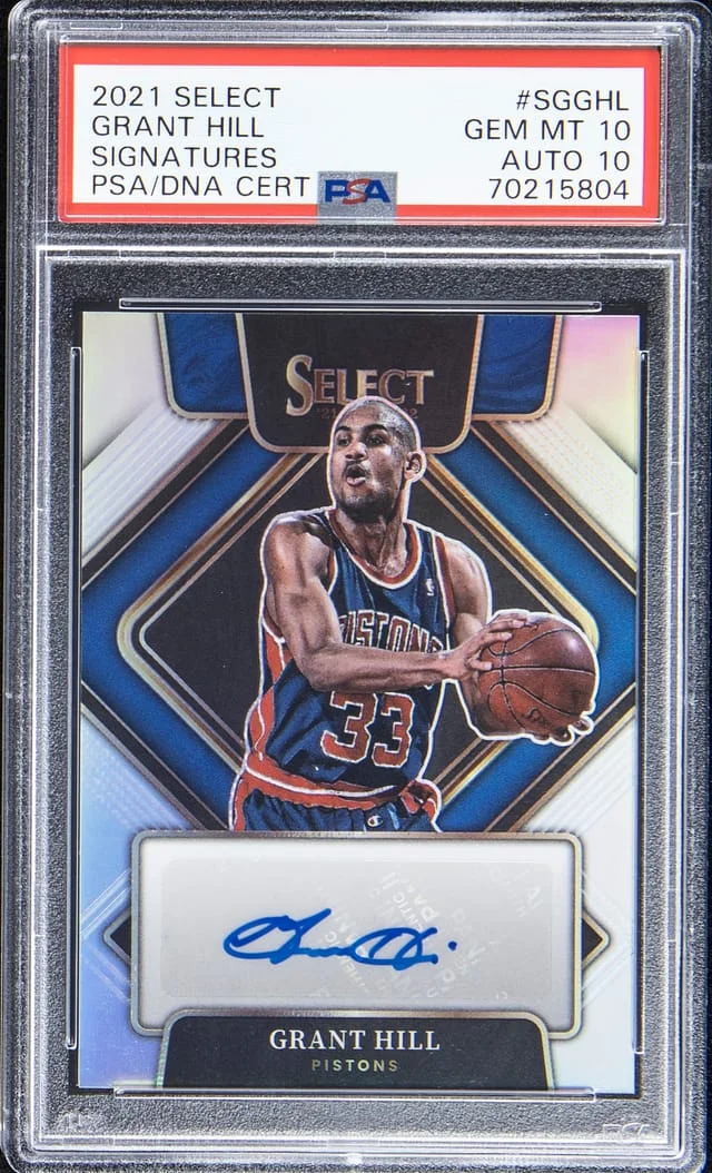 2021-22 Panini Select Grant Hill Signatures #SG-GHL card image