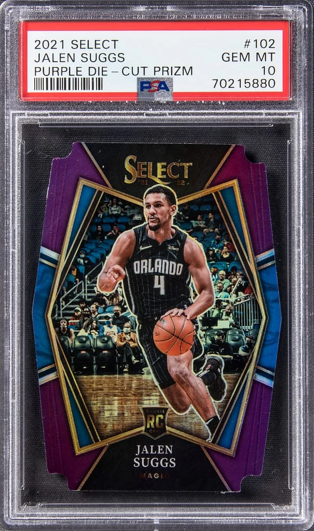2021-22 Panini Select Jalen Suggs Tri-Color Prizm #102 card image