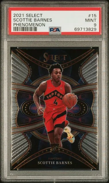 2021-22 Panini Select Scottie Barnes Phenomenon #15 card image