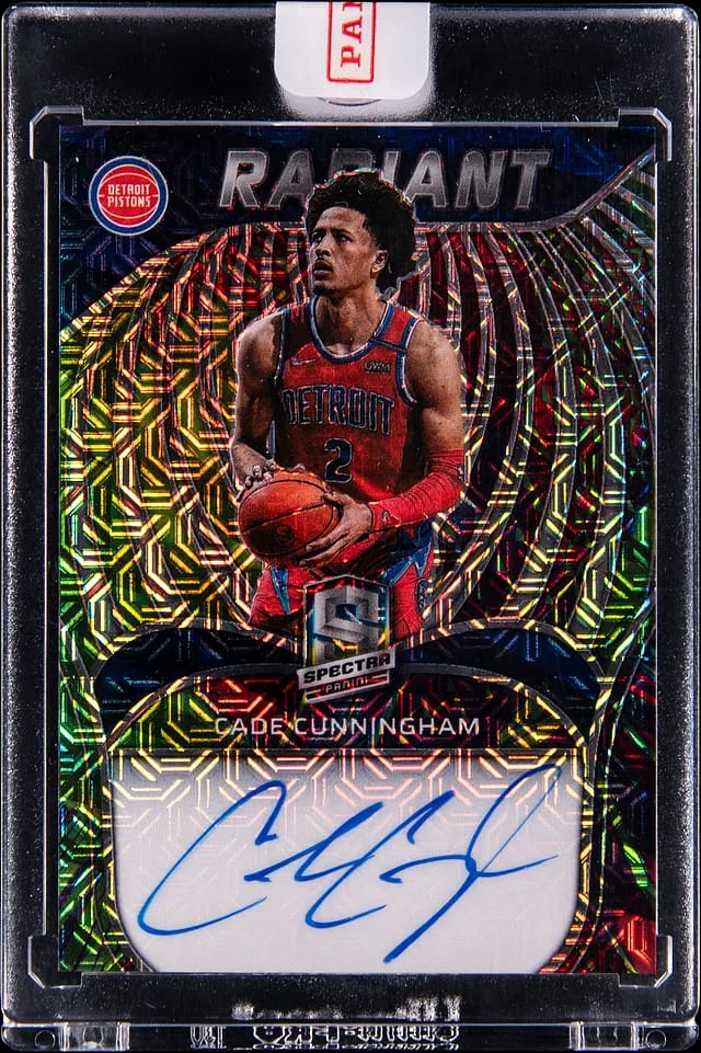2021-22 Panini Spectra Cade Cunningham Radiant #RSI-CCA card image