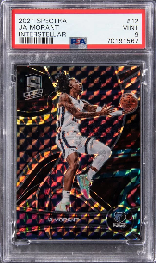 2021-22 Panini Spectra Ja Morant Interstellar #12 card image