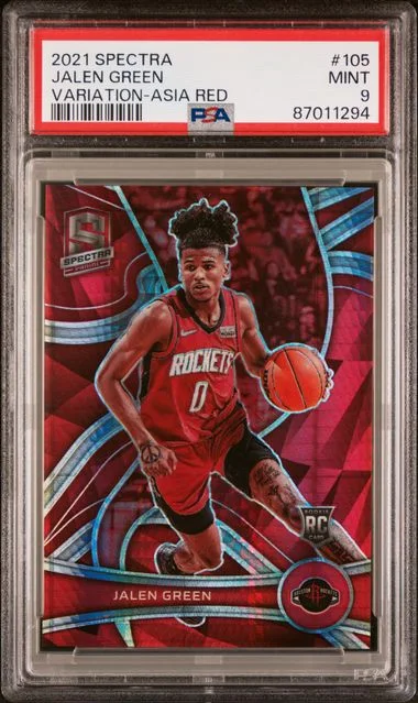 2021-22 Panini Spectra Jalen Variation-Asia Red #105 card image