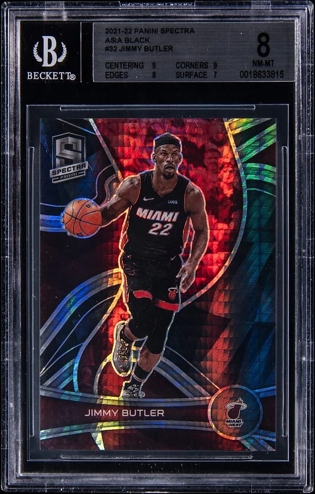 2021-22 Panini Spectra Jimmy Butler Asia Black #32 card image