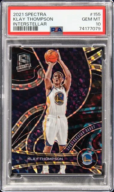 2021-22 Panini Spectra Klay Thompson Interstellar #155 card image
