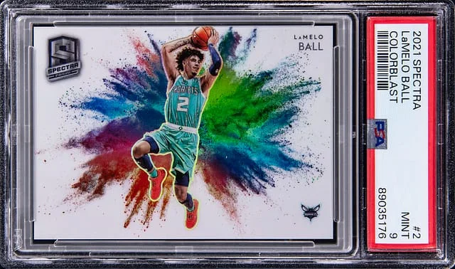 2021-22 Panini Spectra LaMelo Ball Color Blast #2 card image