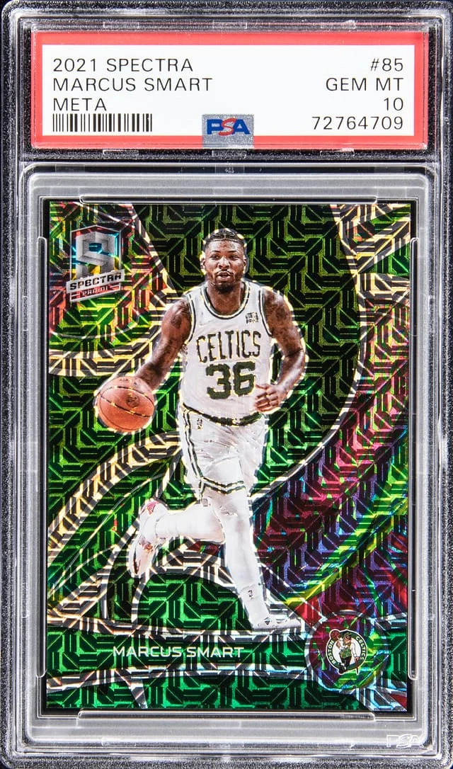 2021-22 Panini Spectra Marcus Smart Meta #85 card image
