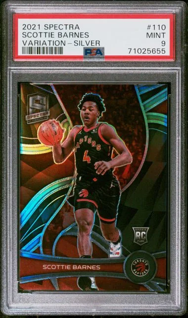 2021-22 Panini Spectra Scottie Barnes Variation Silver #110 card image