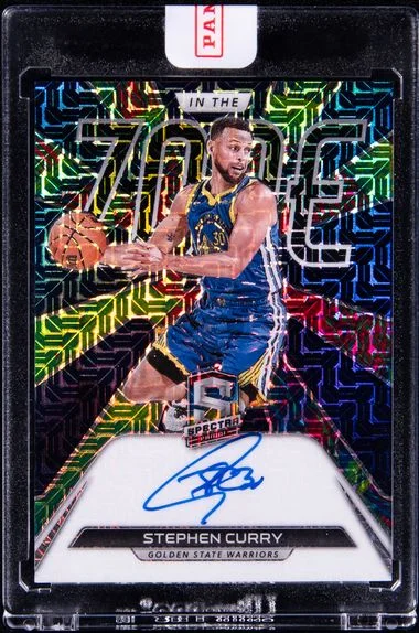 2021-22 Panini Spectra Stephen Curry In The Zone #ITZ-SCU card image