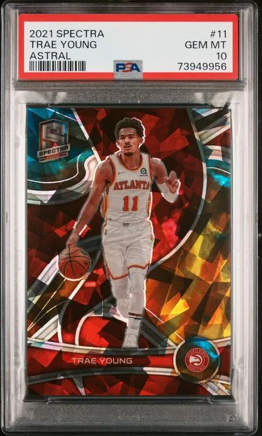 2021-22 Panini Spectra Trae Young Astral #11 card image