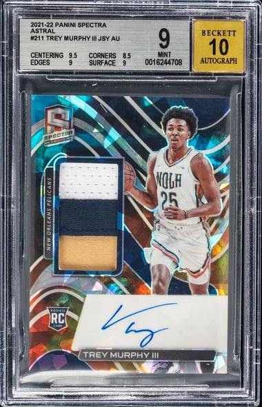 2021-22 Panini Spectra Trey Murphy III Astral #211 card image
