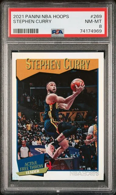 2021-22 Panini Stephen Curry NBA Hoops #269 card image