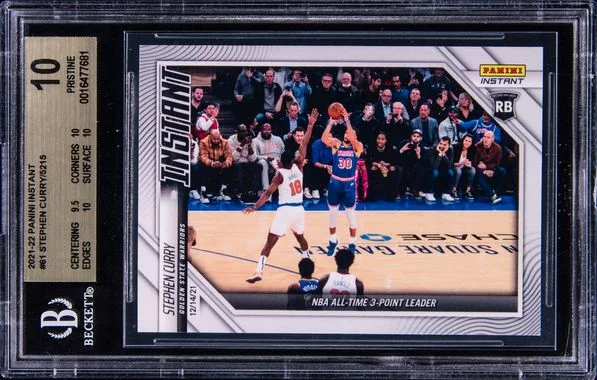 2021-22 Panini Stephen Curry (/5215) Instant #61 card image