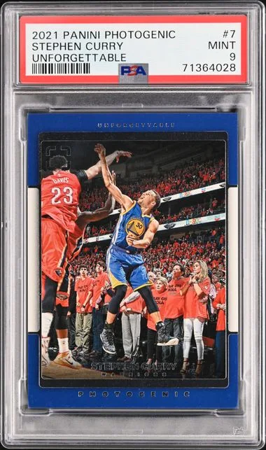 2021-22 Panini Stephen Curry Photogenic Unforgettable #7 card image