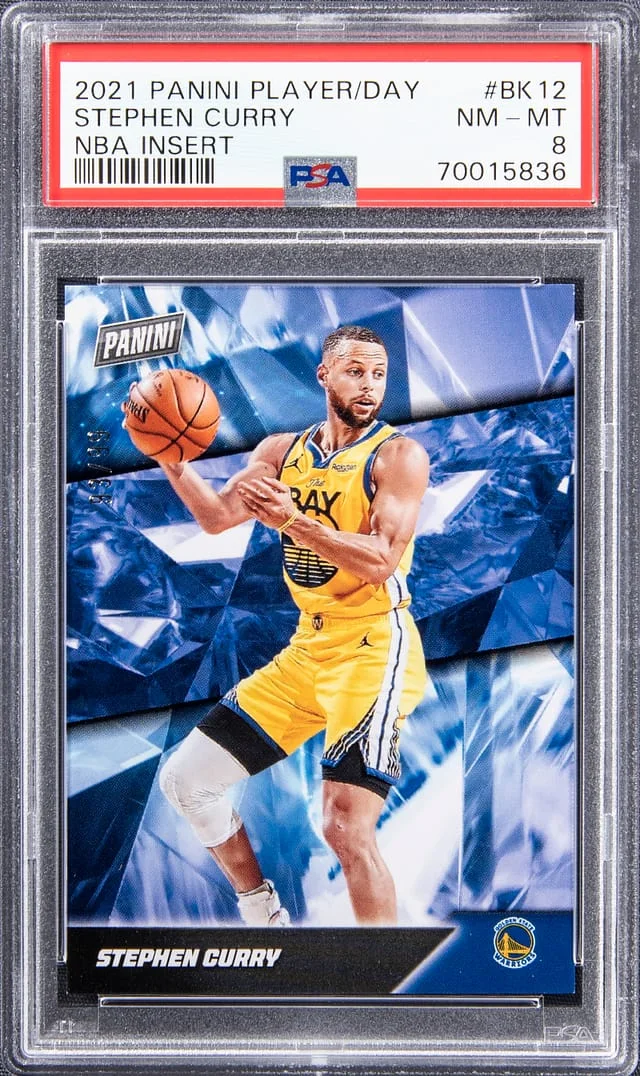 2021-22 Panini Stephen Curry Player of the Day NBA Insert #BK12 card image