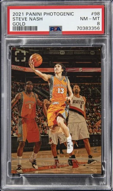 2021-22 Panini Steve Nash Photogenic Gold #98 card image