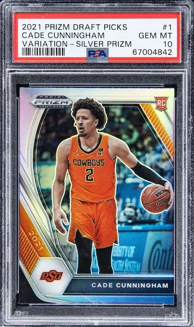 2021-22 Prizm Cade Cunningham Draft Picks Variation - Silver Prizm #1 card image