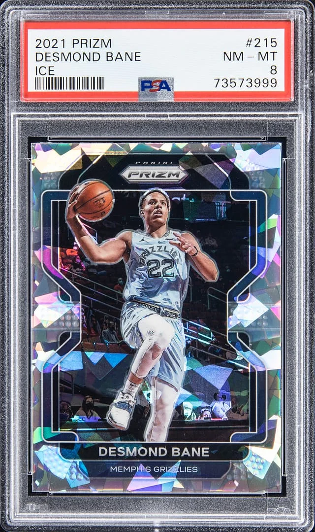 2021-22 Prizm Desmond Bane Ice #215 card image