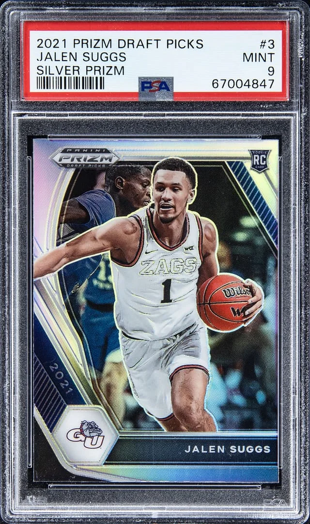 2021-22 Prizm Jalen Suggs Draft Picks Silver Prizm #3 card image