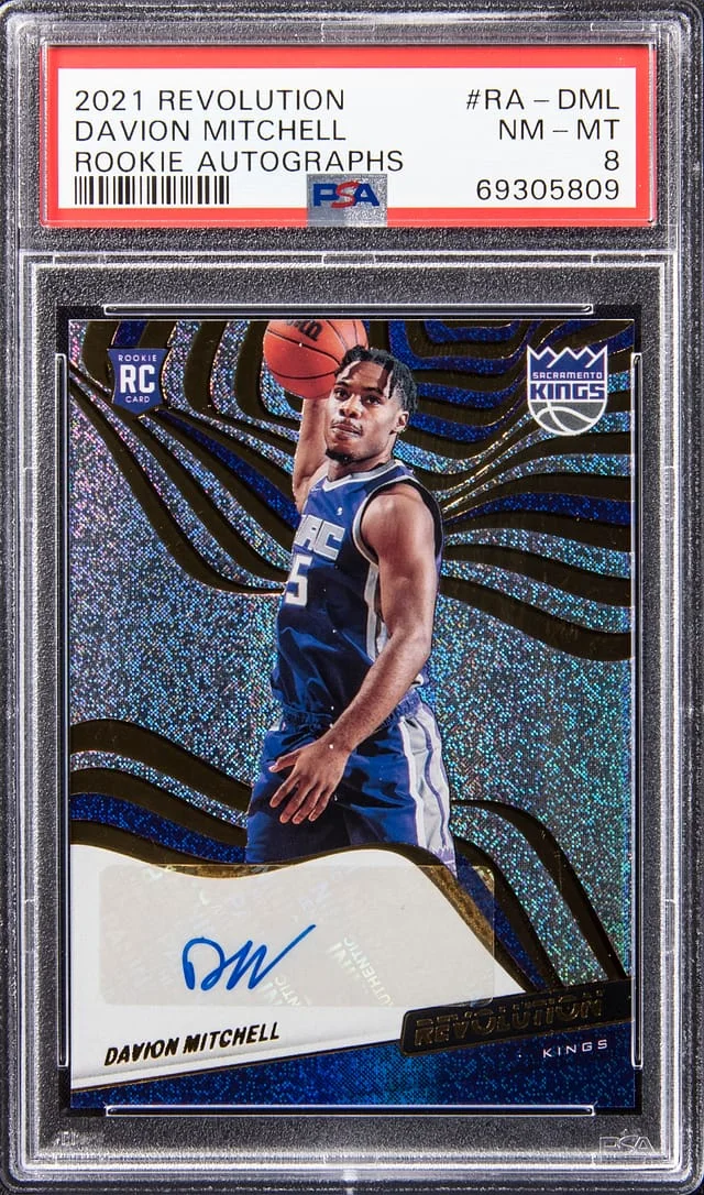 2021-22 Revolution Davion Mitchell Autograph #RA-DML card image