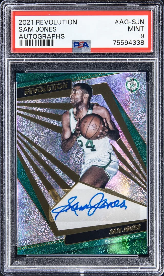 2021-22 Revolution Sam Jones Autograph #AG-SJN card image