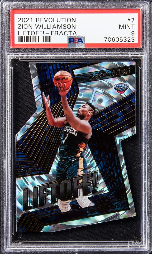 2021-22 Revolutions Liftoff! - Fractal Zion Williamson #7 card image
