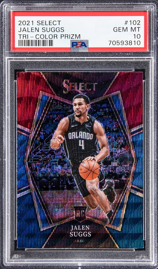 2021-22 Select Jalen Suggs Tri - Color Prizm #102 card image