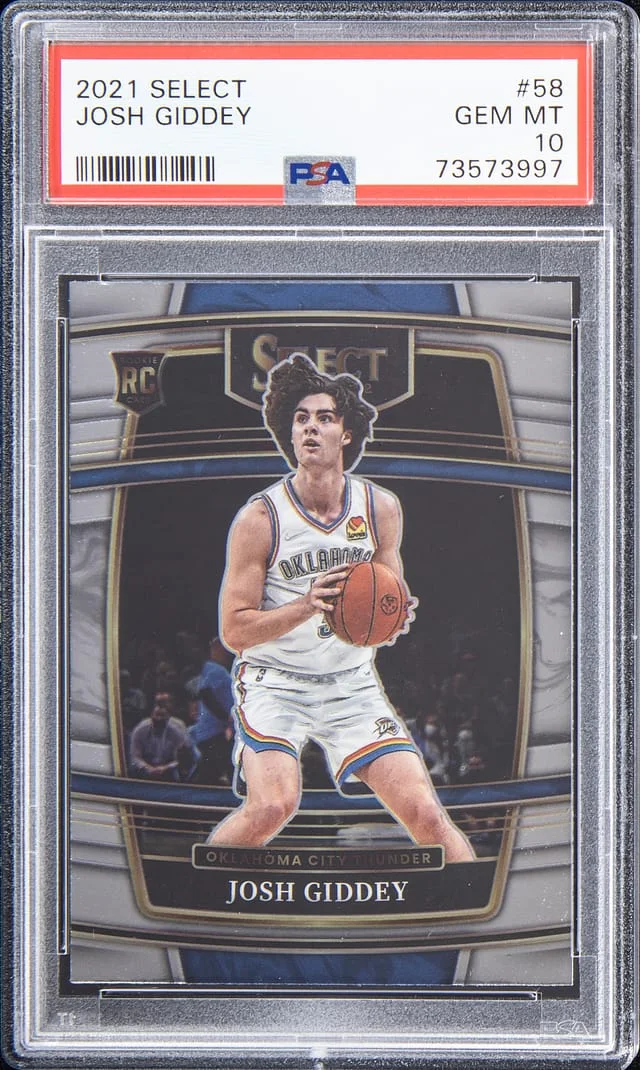 2021-22 Select Josh Giddey #58 card image