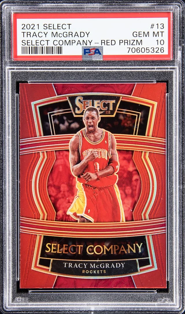 2021-22 Select Tracy McGrady Select Company - Red Prizm #13 card image
