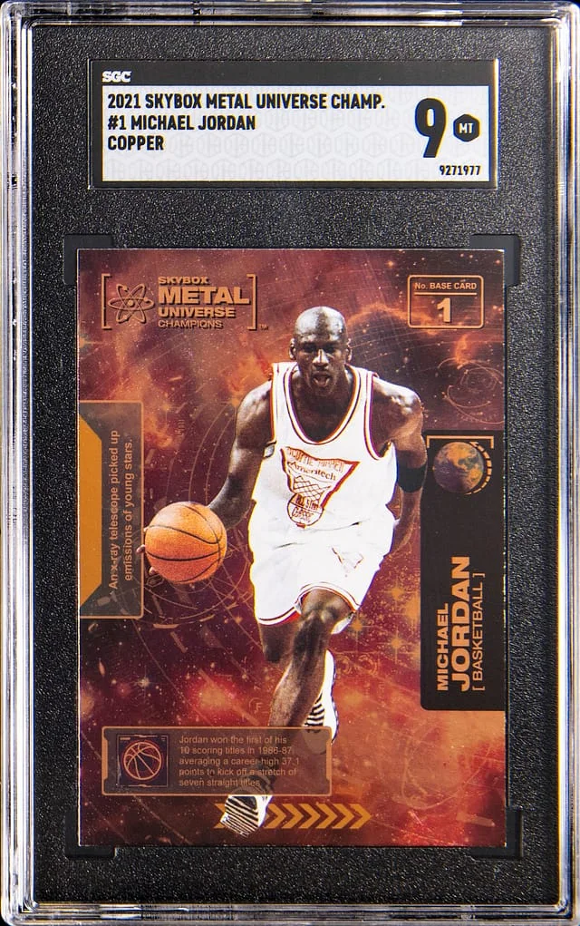 2021-22 SkyBox Michael Jordan Metal Champions Copper #1 card image