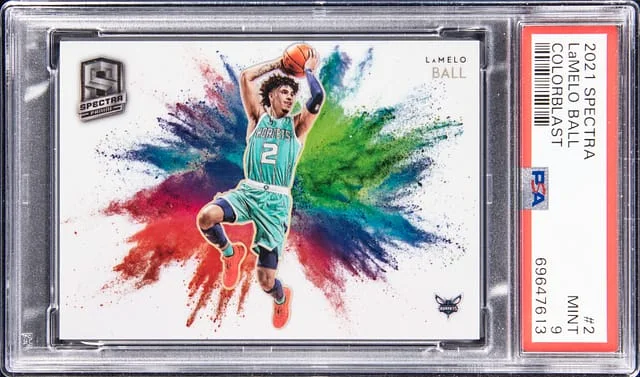 2021-22 Spectra LaMelo Ball Colorblast #2 card image