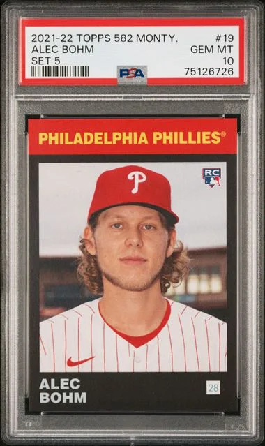 2021-22 Topps Alec Bohm 582 Montgomery Set 5 #19 card image