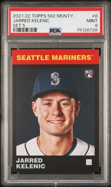 2021-22 Topps Jarred Kelenic 582 Montgomery Set 5 #8 card image