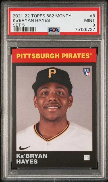 2021-22 Topps Ke'Bryan Hayes 582 Montgomery Set 5 #6 card image