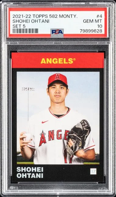 2021-22 Topps Shohei Ohtani 582 Montgomery Set 5 #4 card image