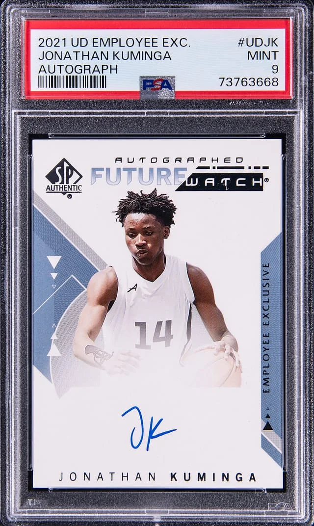 2021-22 Upper Deck Jonathan Kuminga Employee Exclusive Autograph #UD-JK card image