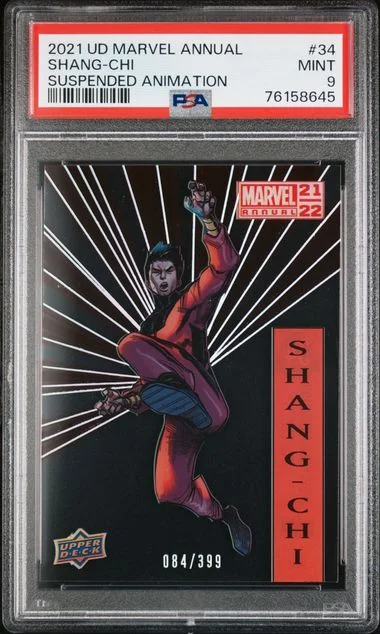 2021-22 Upper Deck Shang-Chi Marvel Annual Suspended Animation #34 card image