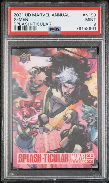 2021-22 Upper Deck X-Men Marvel Annual Splash-Ticular #N1S9 card image